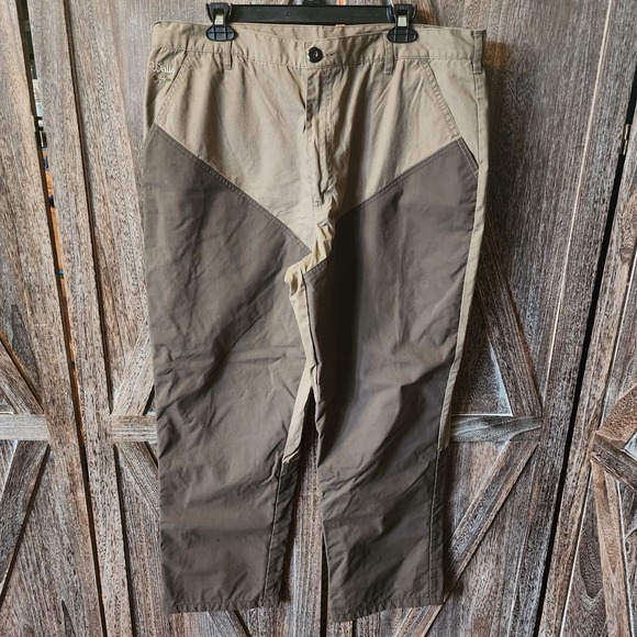 Walls Pants Men's Size 40/30 Nylon Reinforced Knee Khaki‎ Brown Hunting 2 Toned - Picture 1 of 8